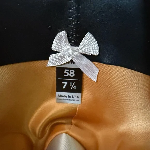 Wide Brim Customized Fun Fringe Snake Wool Stetson Hat size 7 1/4 - Picture 6 of 11